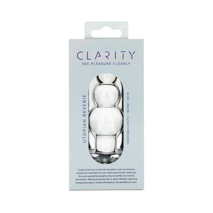 CLARITY UTOPIAN REVERIE GLASS DILDO