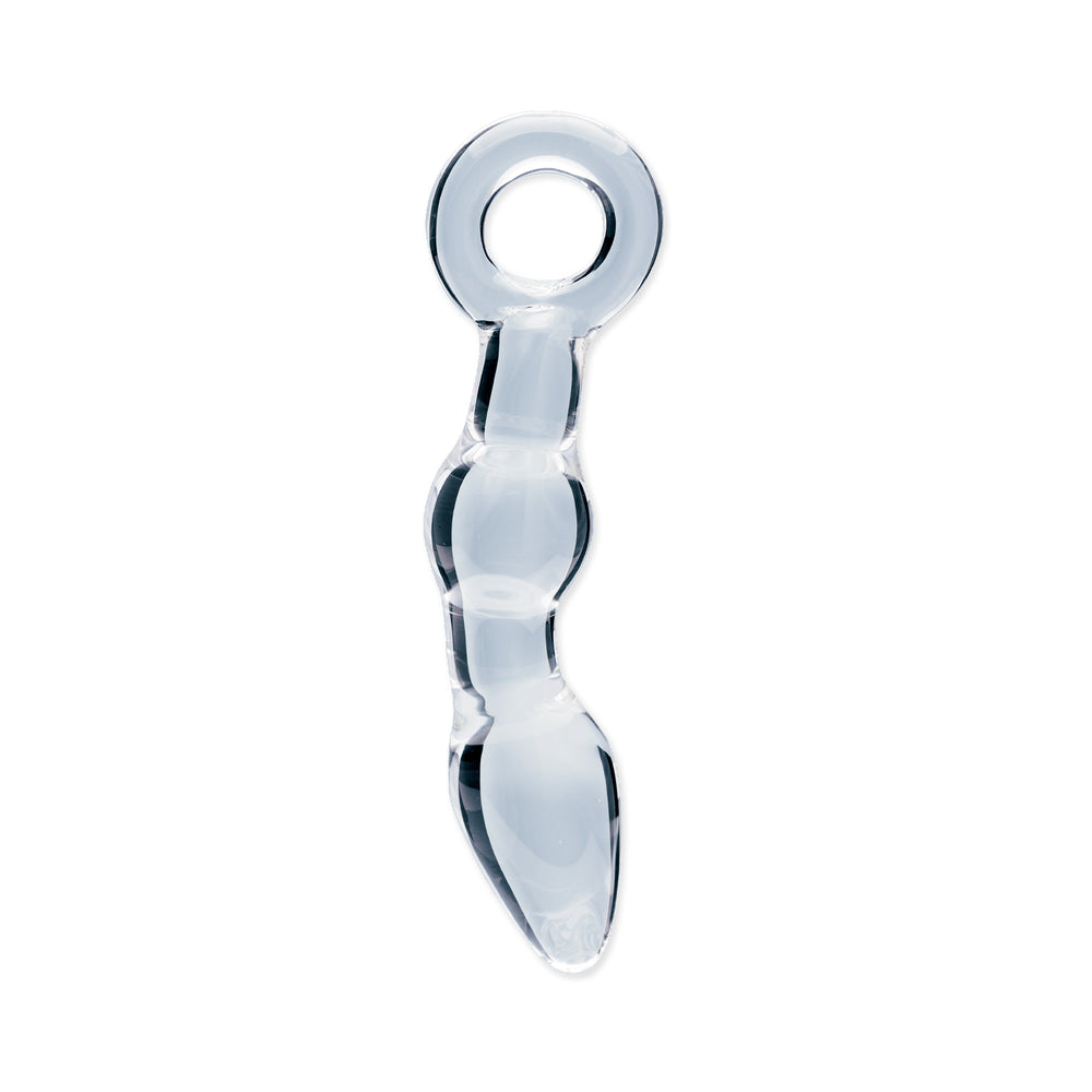 CLARITY UTOPIAN MYSTIQUE GLASS DILDO
