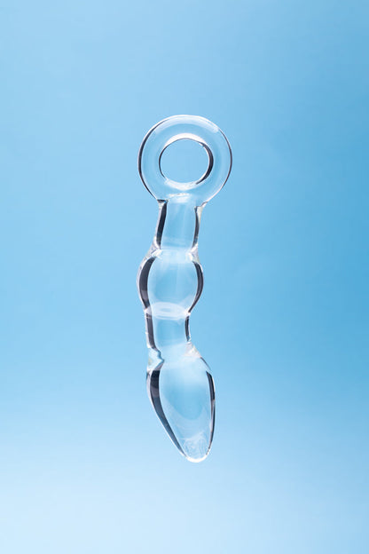 CLARITY UTOPIAN MYSTIQUE GLASS DILDO
