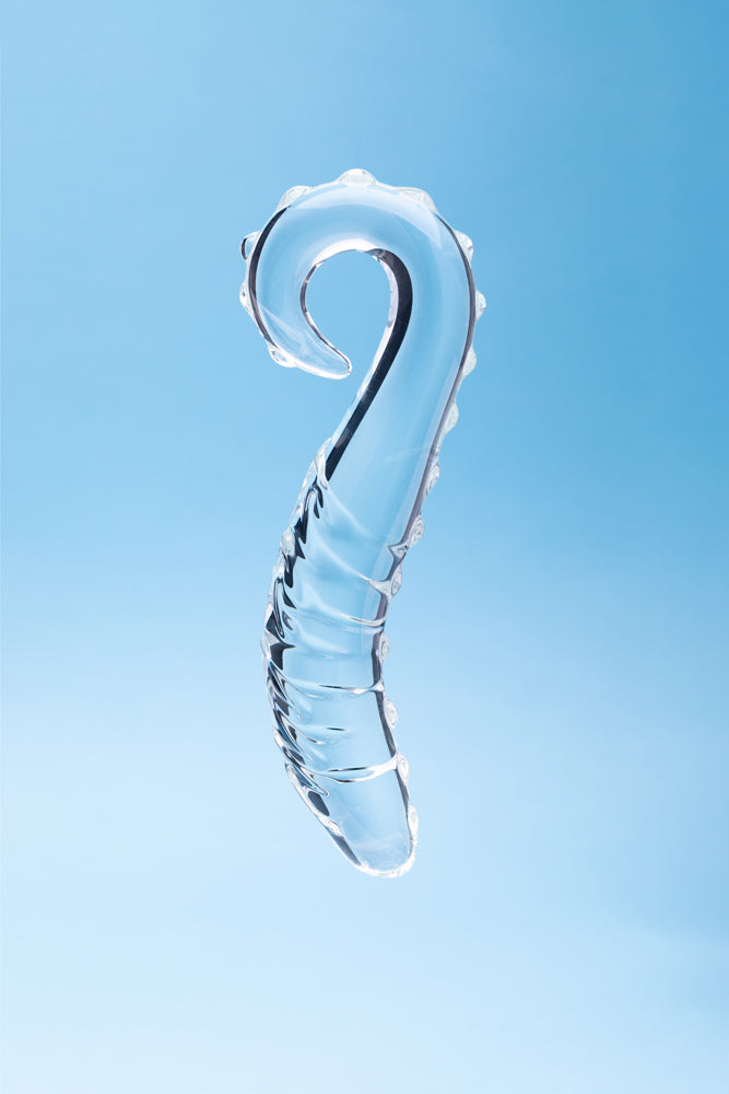CLARITY HERA''S TEMPEST GLASS DILDO
