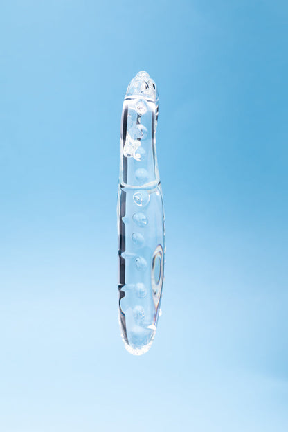 CLARITY HERA''S TEMPEST GLASS DILDO