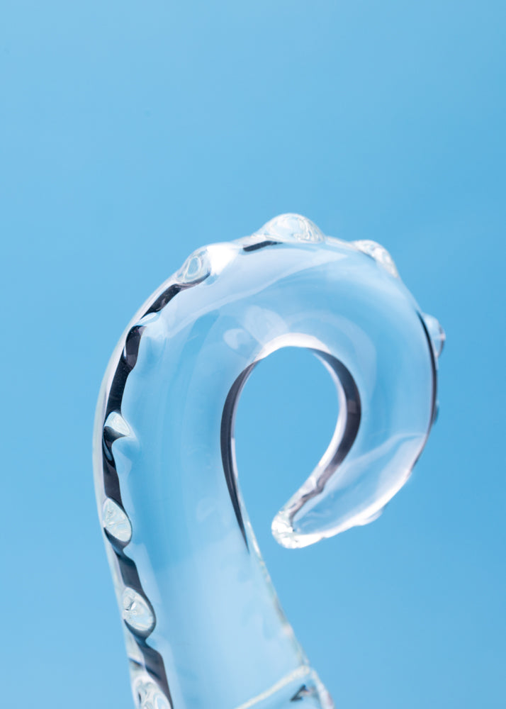 CREATIVE CONCEPTIONS - CLARITY HERA''S TEMPEST GLASS DILDO