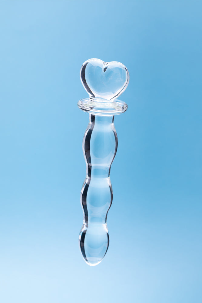 CLARITY HERA''S CASCADE GLASS DILDO