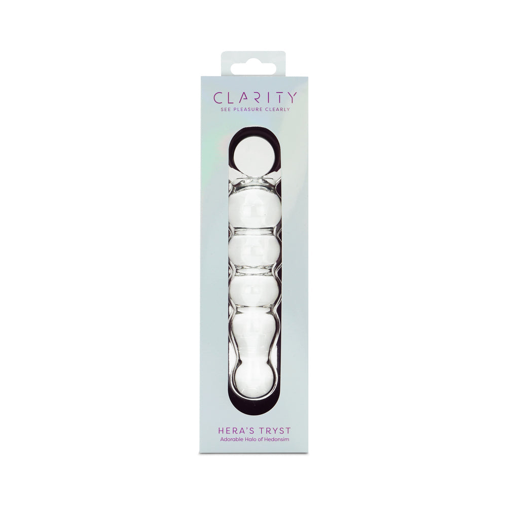 CREATIVE CONCEPTIONS - CLARITY HERA''S TRYST GLASS DILDO