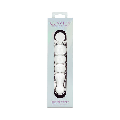 CREATIVE CONCEPTIONS - CLARITY HERA''S TRYST GLASS DILDO