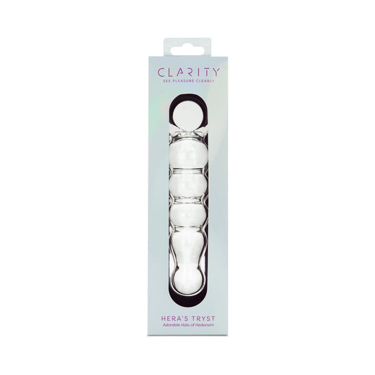 CREATIVE CONCEPTIONS - CLARITY HERA''S TRYST GLASS DILDO