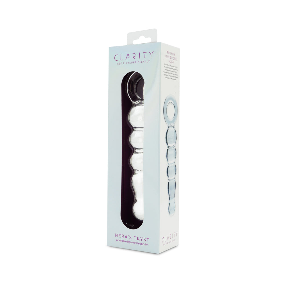 CREATIVE CONCEPTIONS - CLARITY HERA''S TRYST GLASS DILDO