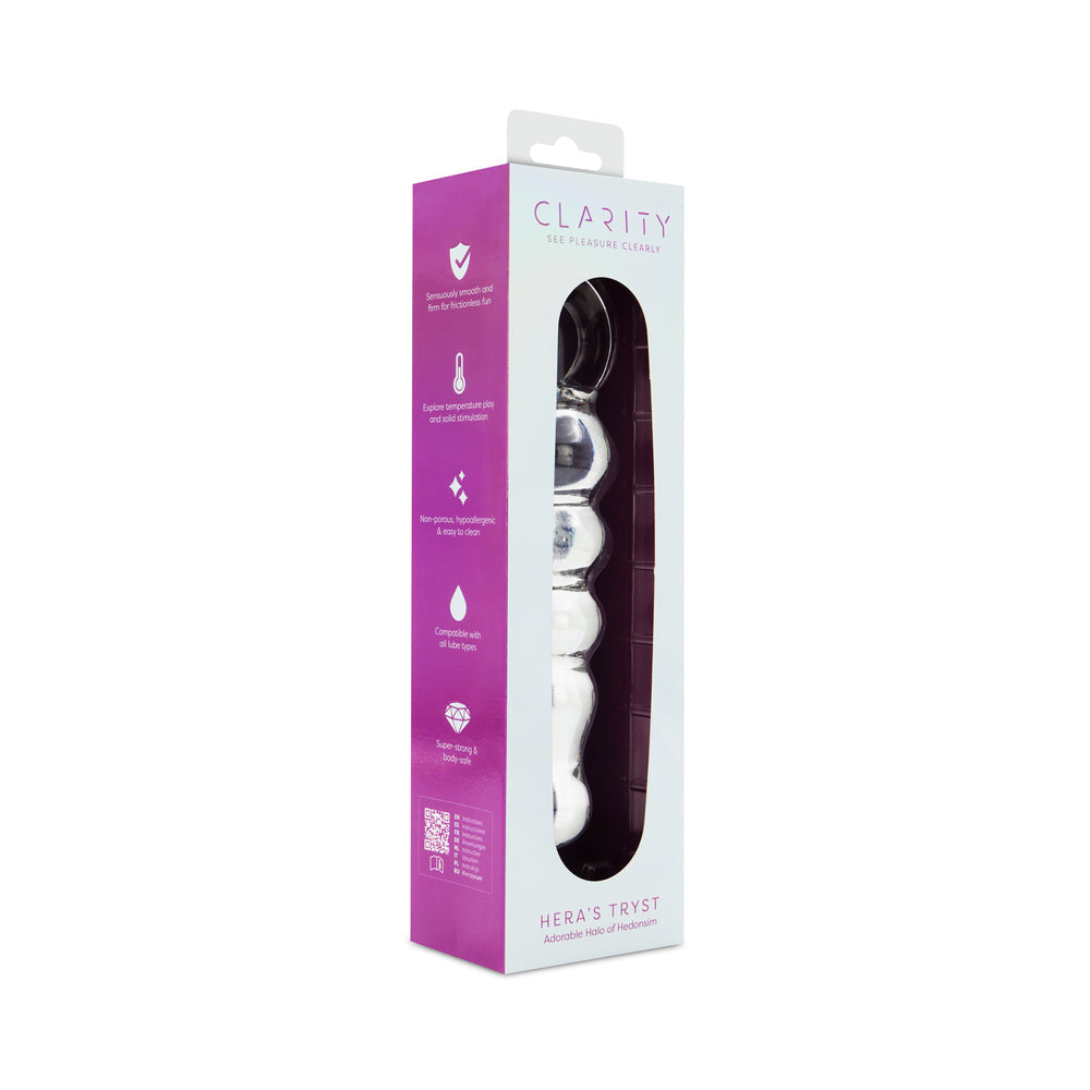 CREATIVE CONCEPTIONS - CLARITY HERA''S TRYST GLASS DILDO