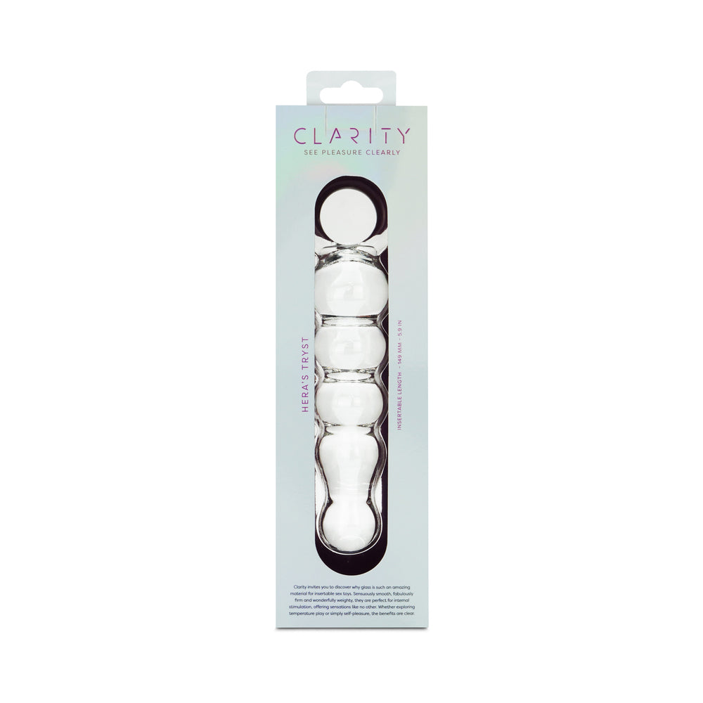 CLARITY HERA''S TRYST GLASS DILDO