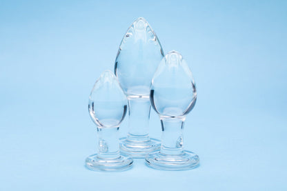 CLARITY UTOPIAN TRINITY GLASS PLUG SET