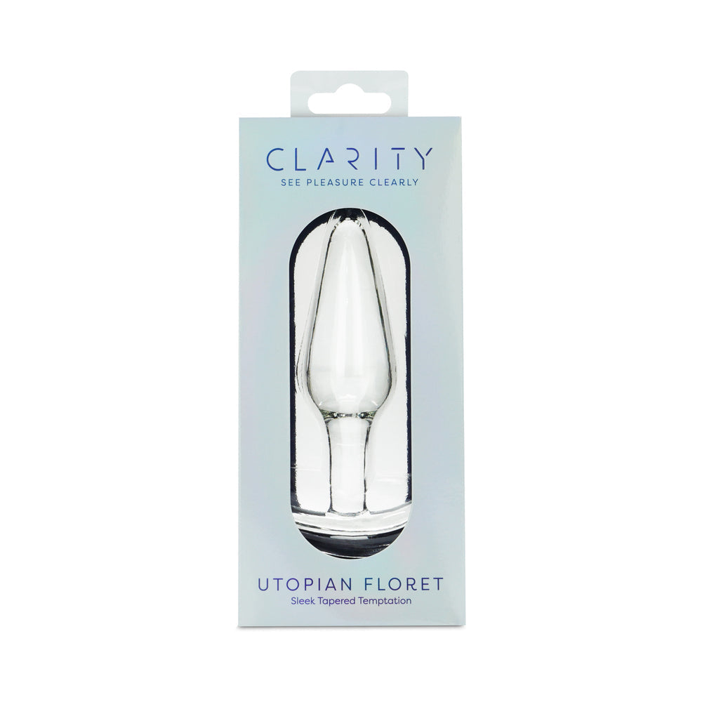 CREATIVE CONCEPTIONS - CLARITY UTOPIAN FLORET GLASS PLUG