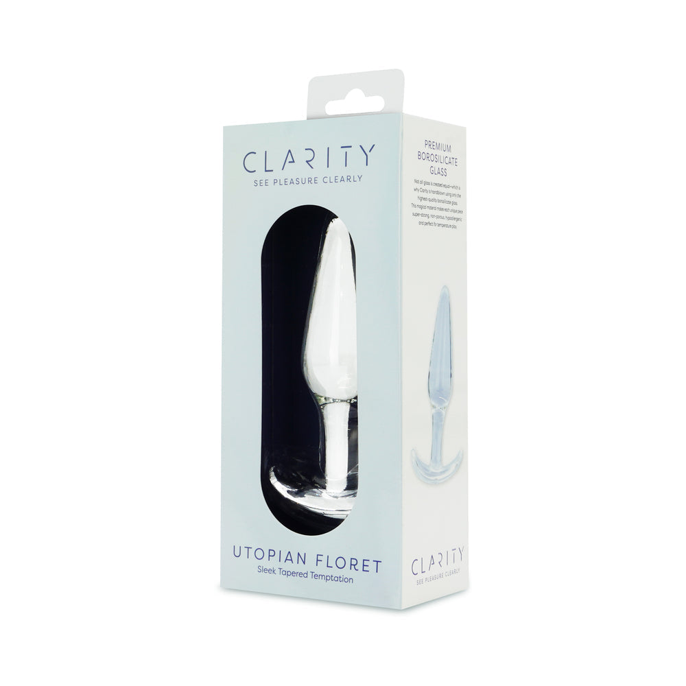 CREATIVE CONCEPTIONS - CLARITY UTOPIAN FLORET GLASS PLUG