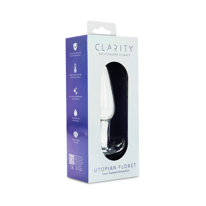 CREATIVE CONCEPTIONS - CLARITY UTOPIAN FLORET GLASS PLUG