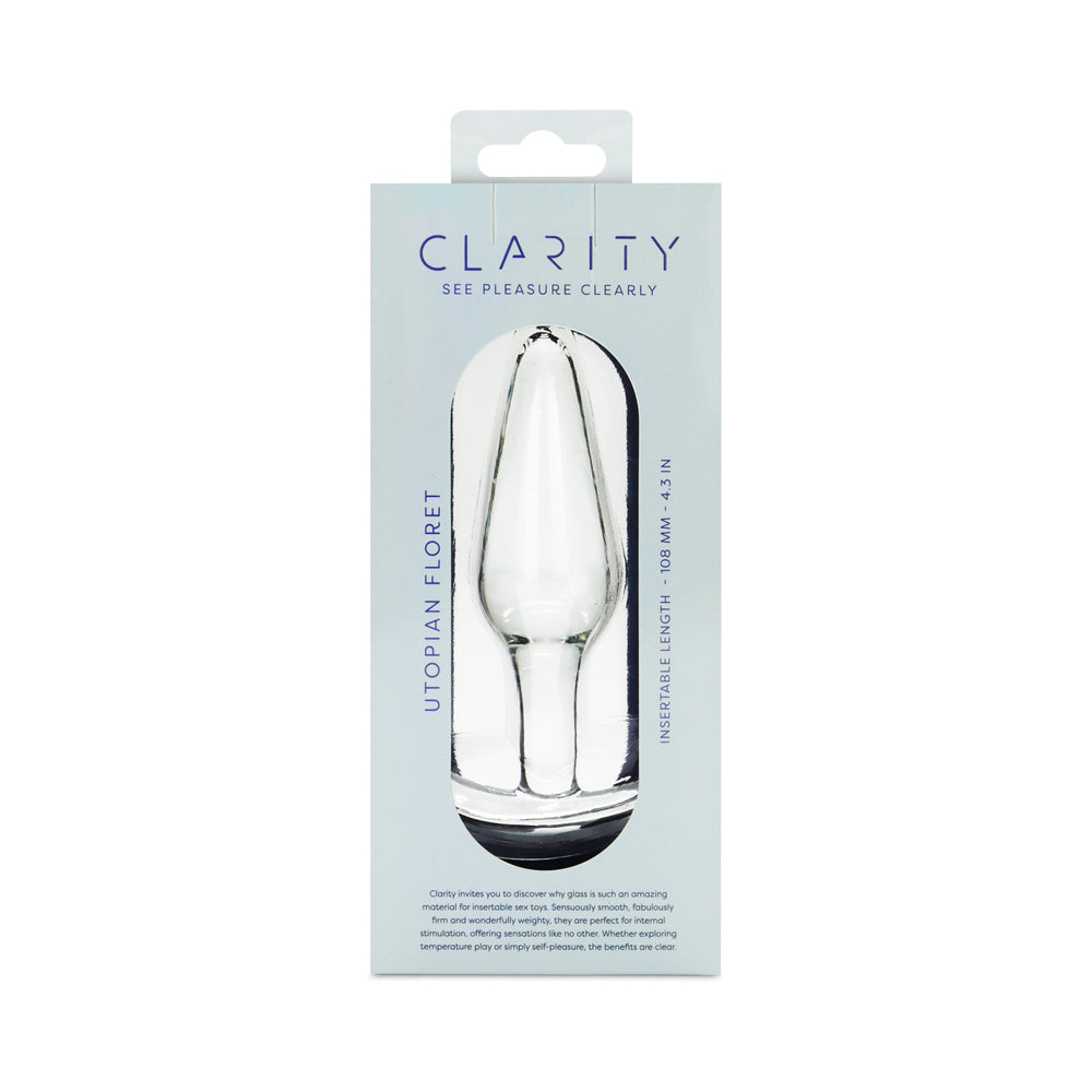 CREATIVE CONCEPTIONS - CLARITY UTOPIAN FLORET GLASS PLUG