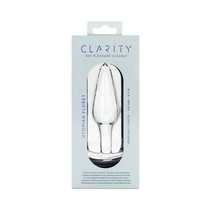 CREATIVE CONCEPTIONS - CLARITY UTOPIAN FLORET GLASS PLUG
