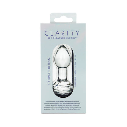 CLARITY UTOPIAN BLOOM GLASS PLUG