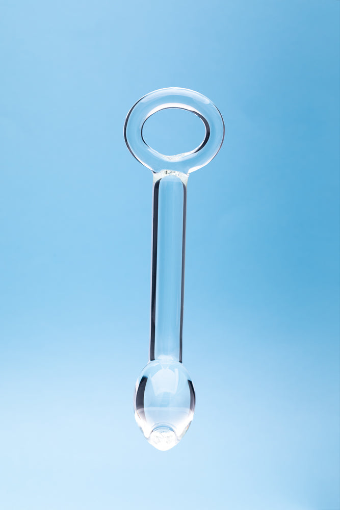 CLARITY HERA''S HALO GLASS DILDO