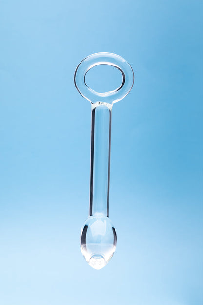 CLARITY HERA''S HALO GLASS DILDO