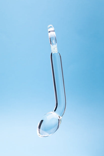 CLARITY HERA''S HALO GLASS DILDO