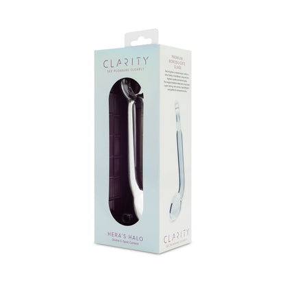 CLARITY HERA''S HALO GLASS DILDO