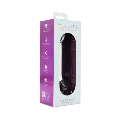 CLARITY HERA''S HALO GLASS DILDO