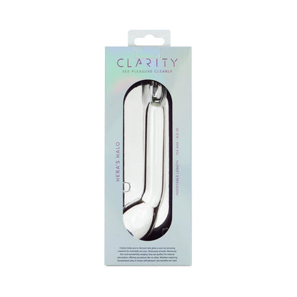 CLARITY HERA''S HALO GLASS DILDO