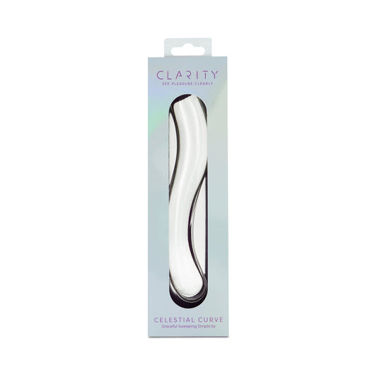 CREATIVE CONCEPTIONS - CLARITY CELESTIAL CURVE GLASS DILDO