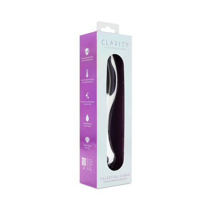 CLARITY CELESTIAL CURVE GLASS DILDO
