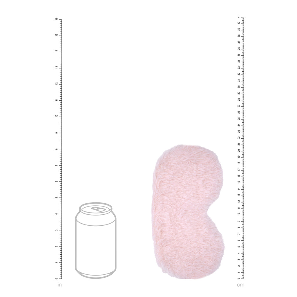 OUCH! FLUFFY MASK POWDER PINK