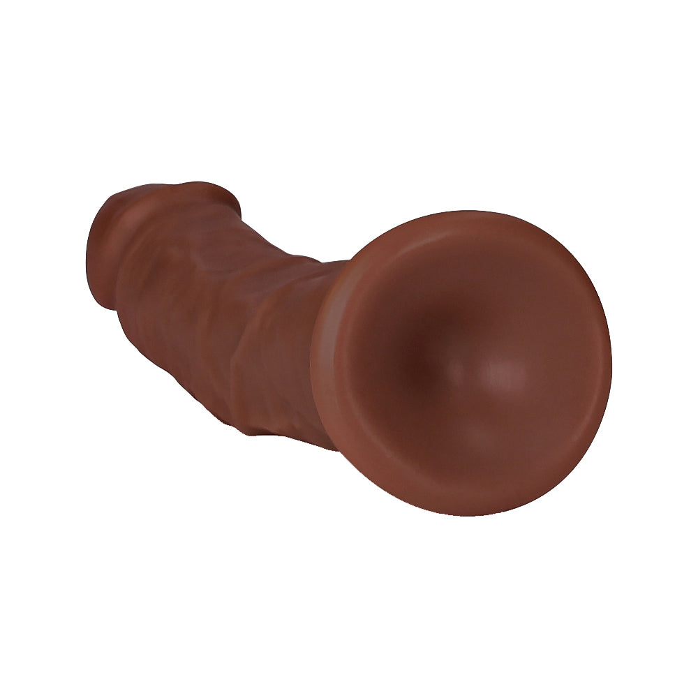 REALROCK 6 IN. COCK CURVED BROWN