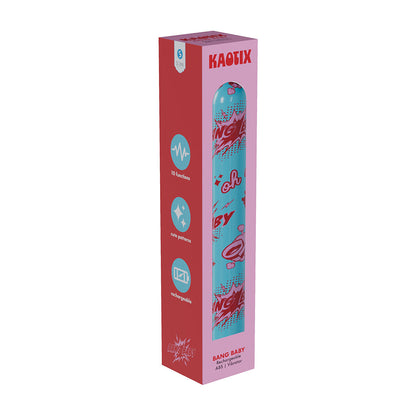 SHOTS - SLI KAOTIX BANG BABY VIBRADOR RECARGABLE AZUL