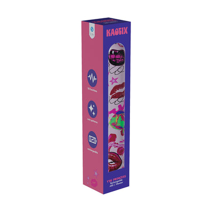 SHOTS - VIBRADOR RECARGABLE KAOTIX Y2K PRINCESS ROSA CLARO