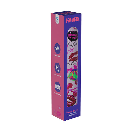 SHOTS - SLI KAOTIX Y2K PRINCESS RECHARGEABLE VIBRATOR POWDER PINK
