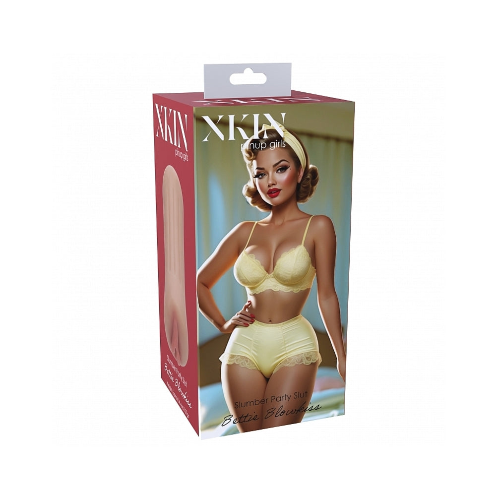 SHOTS - XKIN PINUP GIRLS BETTIE BLOWKISS STROKER TAN
