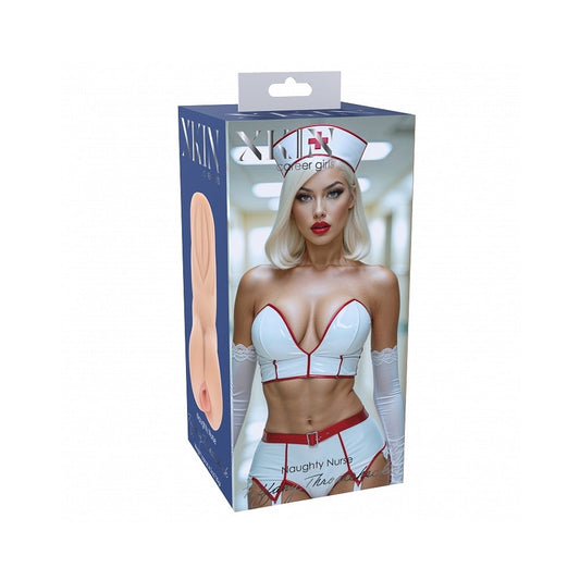 SHOTS - XKIN CAREER GIRLS TIFFANY THROATCHECK STROKER BEIGE