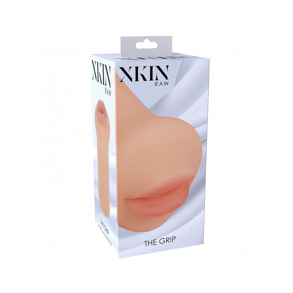 SHOTS - XKIN RAW THE GRIP STROKER BEIGE
