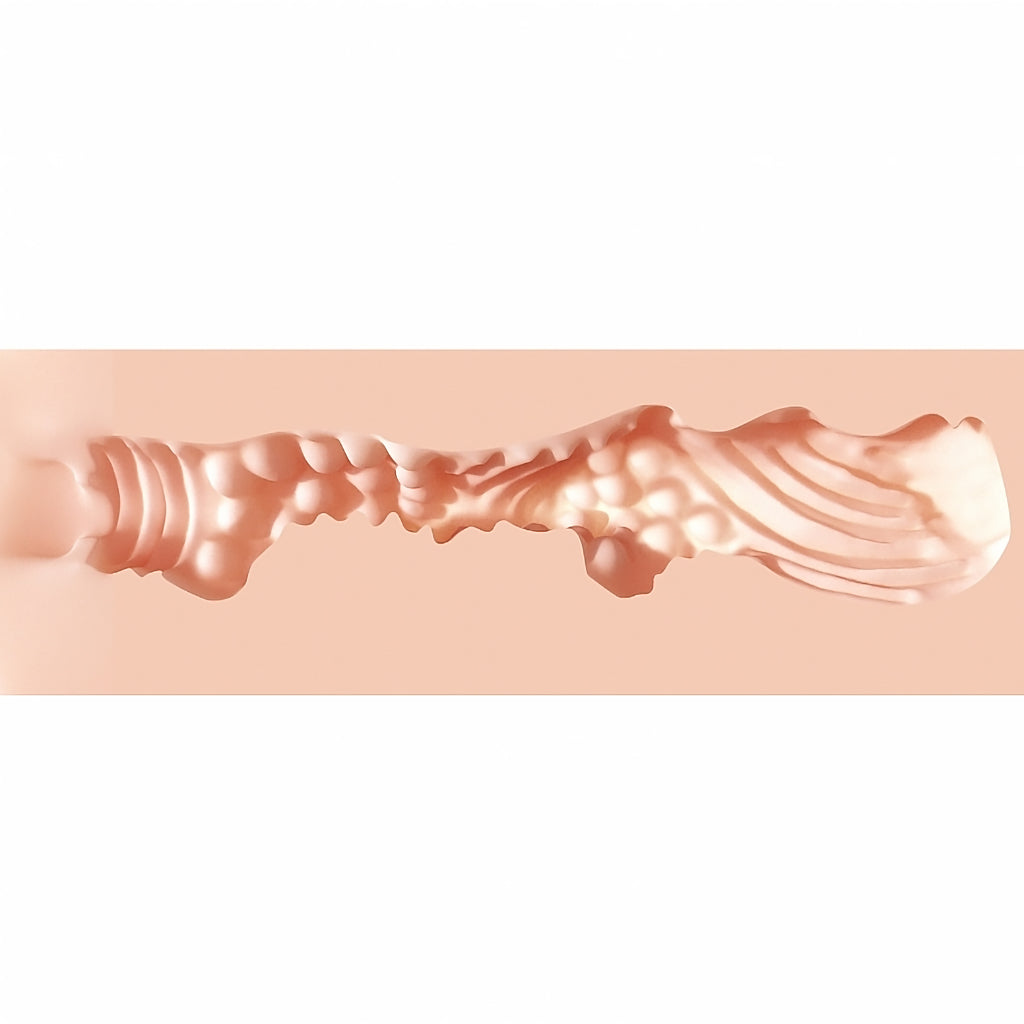 SHOTS - XKIN RAW SOFT ENTRY STROKER BEIGE