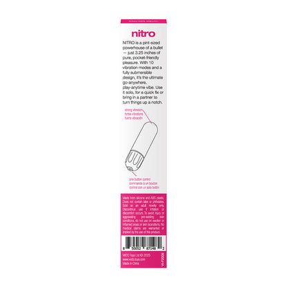 VEDO - NITRO RECHARGEABLE BULLET VIBE