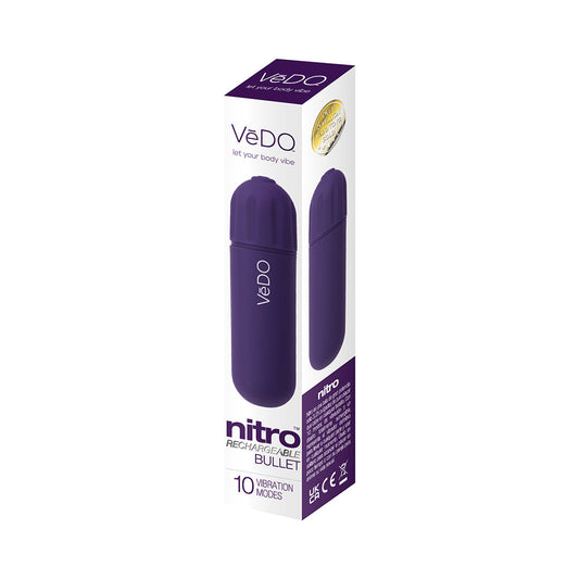 VEDO - NITRO RECHARGEABLE BULLET VIBE PURPLE