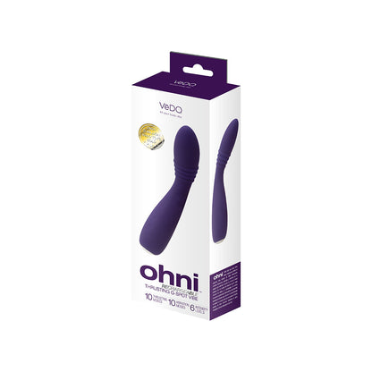 VEDO - OHNI RECHARGEABLE G SPOT THRUSTING VIBE