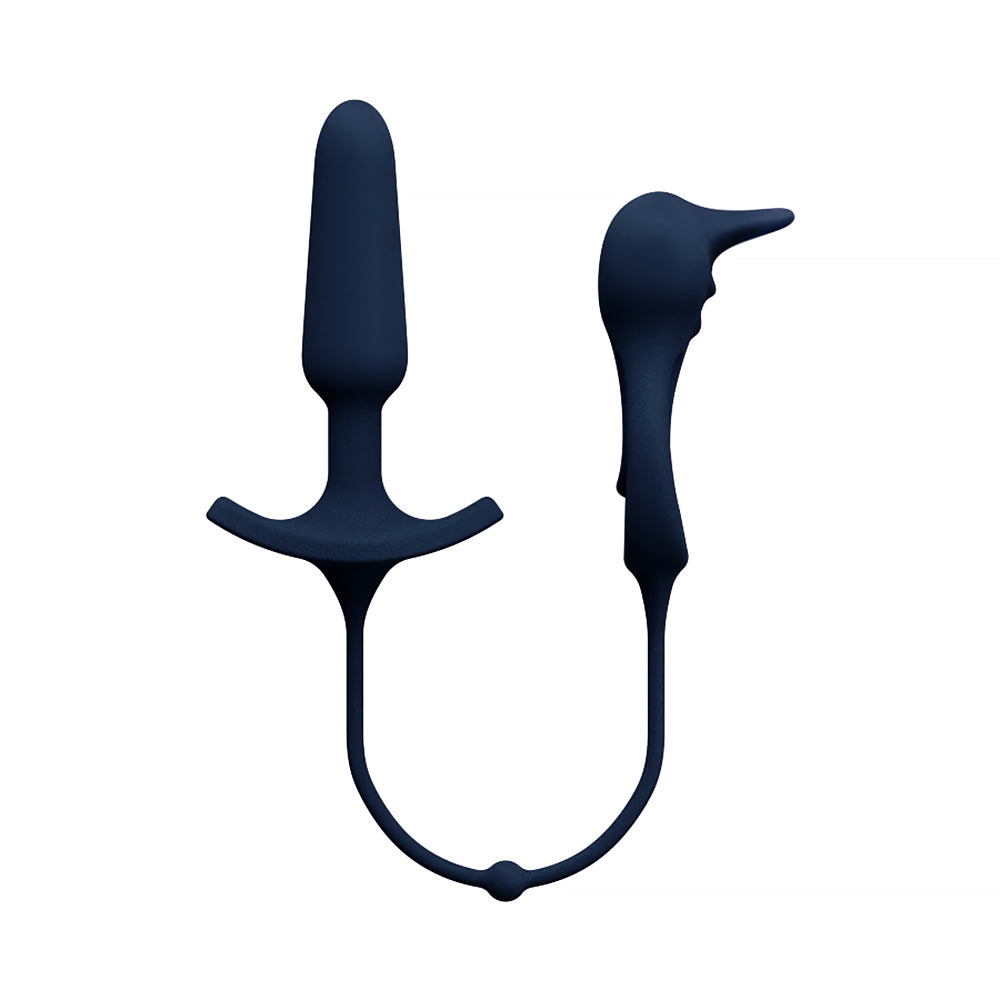 VEDO - HUMPER RECHARGEABLE DUAL C-RING WITH ANAL PLUG BLACK