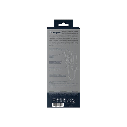 VEDO - HUMPER RECHARGEABLE DUAL C-RING WITH ANAL PLUG BLACK