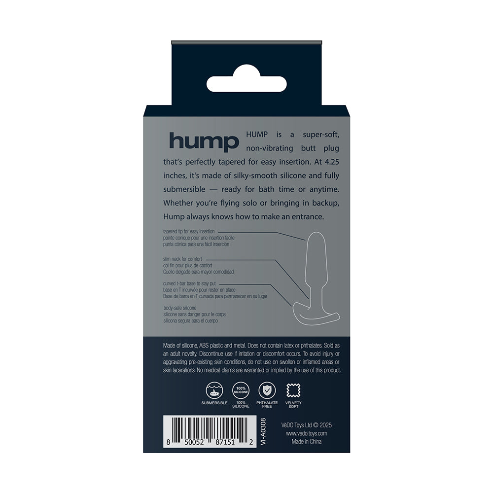 VEDO - HUMP SILICONE ANAL PLUG