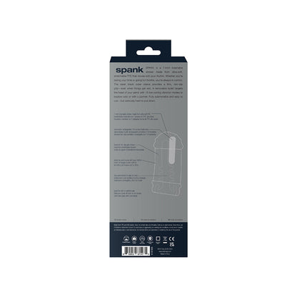 VEDO - SPANK RECHARGEABLE VIBRATING STROKER CLEAR