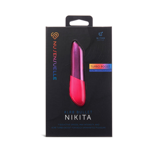 NU SENSUELLE NIKITA BULLET WITH NITRO MOTOR DEEP PINK