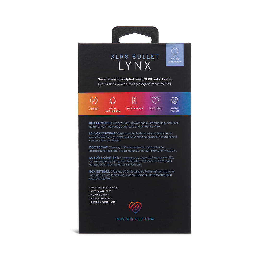 NU SENSUELLE LYNX BULLET WITH NITRO MOTOR MAGENTA