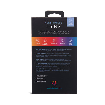 NU SENSUELLE - LYNX BULLET WITH NITRO MOTOR TIFFANY BLUE