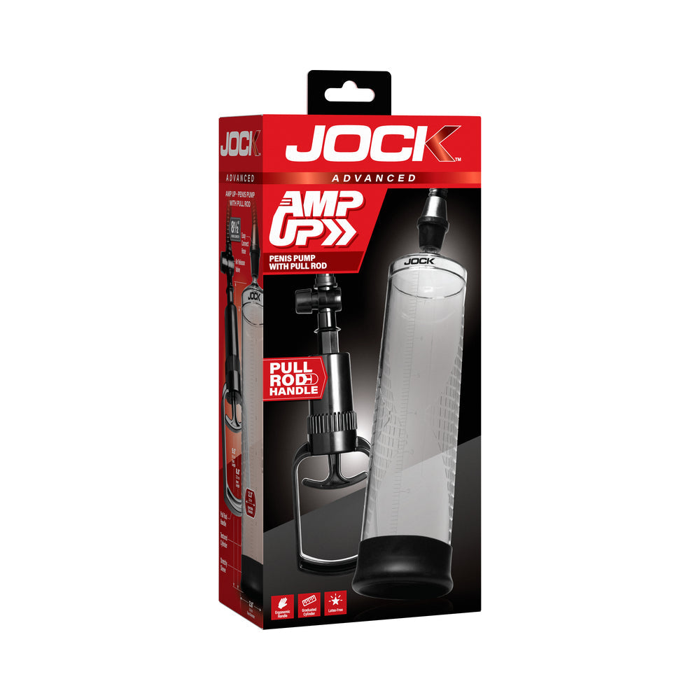 JOCK AMP UP PENIS PUMP WITH PULL ROD