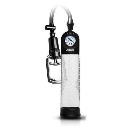 CURVE NOVELTIES - JOCK PUMP UP GAUGE PENIS PUMP WITH PULL ROD