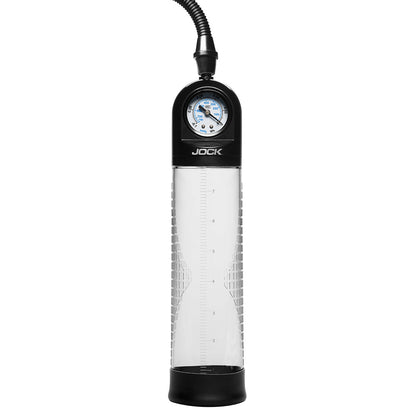 CURVE NOVELTIES - JOCK PUMP UP GAUGE PENIS PUMP WITH PULL ROD